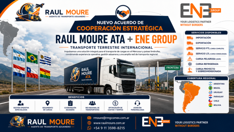 Nuevo Acuerdo de Cooperación para Transporte Terrestre Internacional