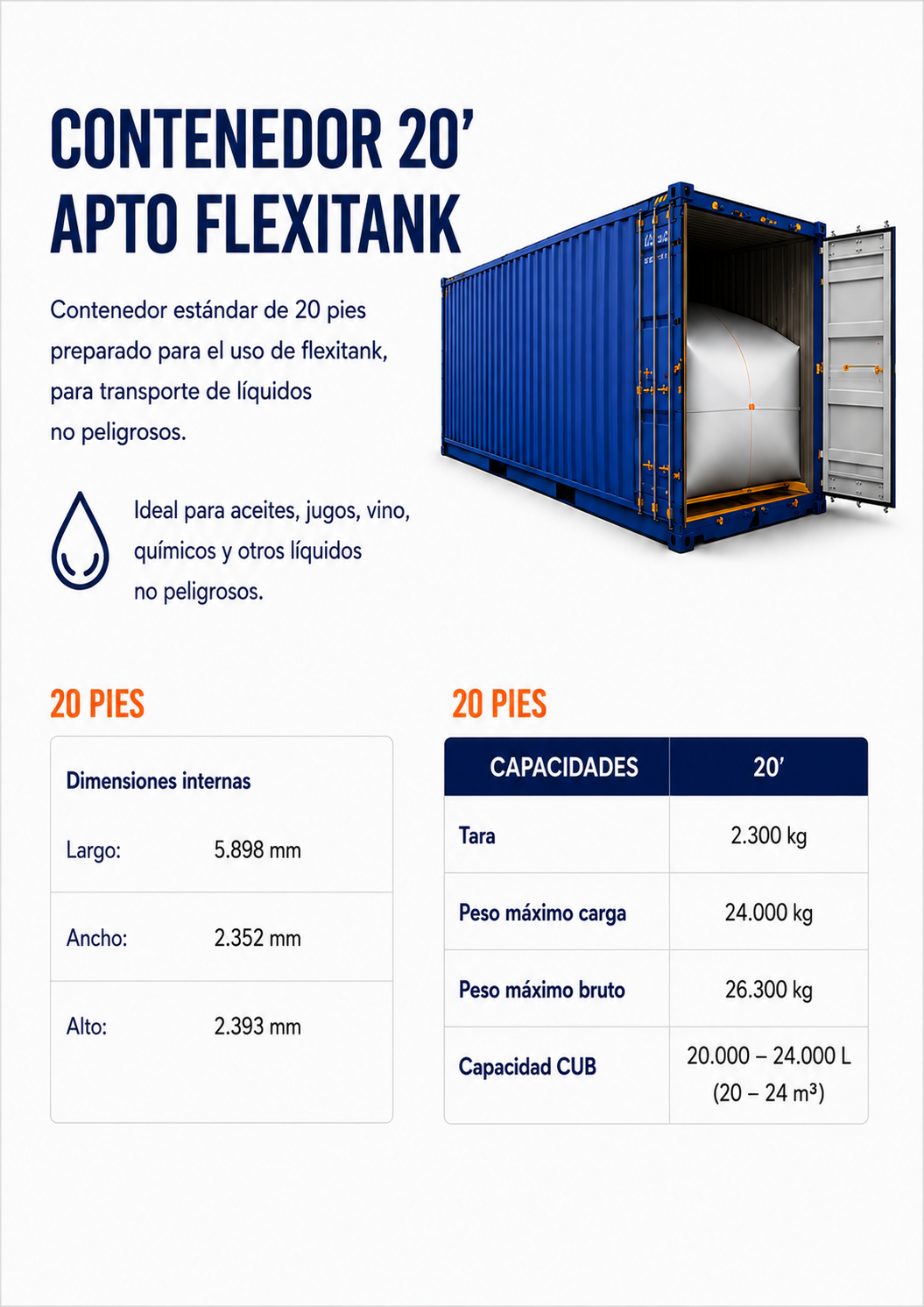 11 - Contenedores Apto Flexitank