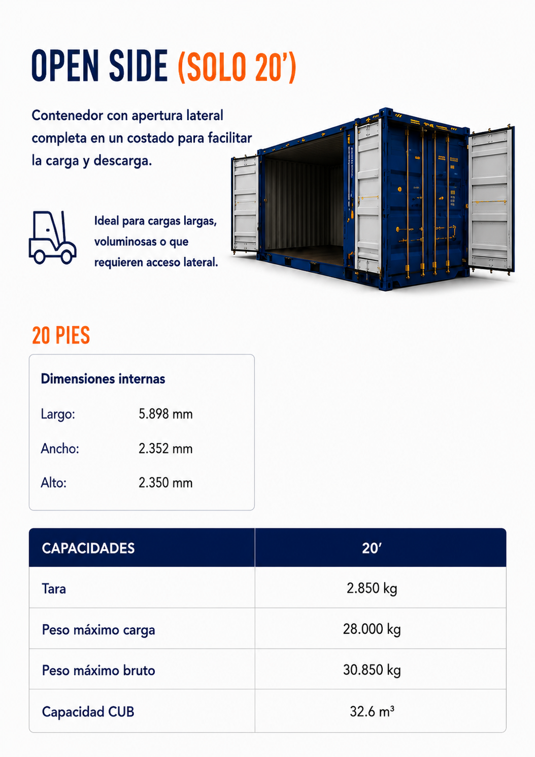 7 - Contenedores Open Side