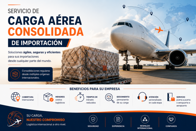Servicio de Carga Aérea Consolidada de Importación