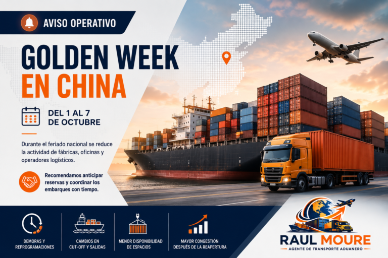 Golden Week en China 2026: cómo puede afectar tus operaciones de comercio exterior