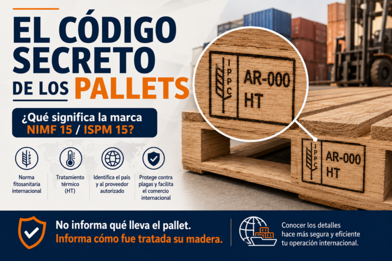 El código secreto de los pallets: qué significa la marca NIMF 15 / ISPM 15
